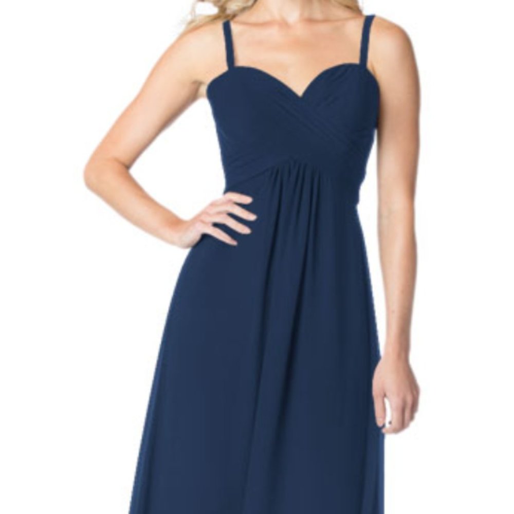 Bari Jay #1603 Bridesmaid Dress Navy Size 8